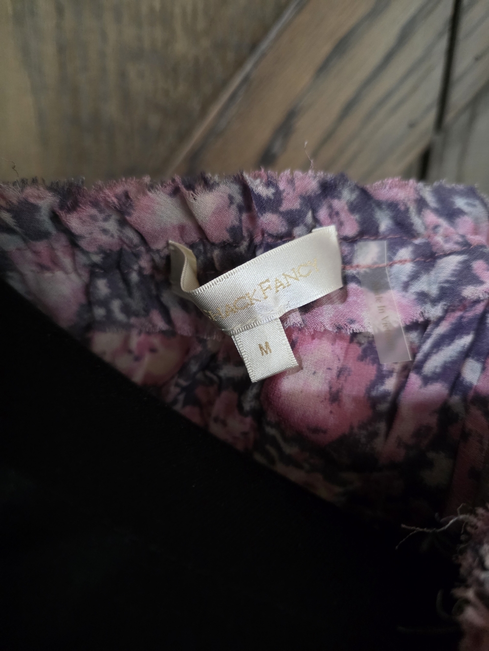 LoveShackFancy Pink Floral Tiered Long Sleeve Dress - Picture 3 of 4